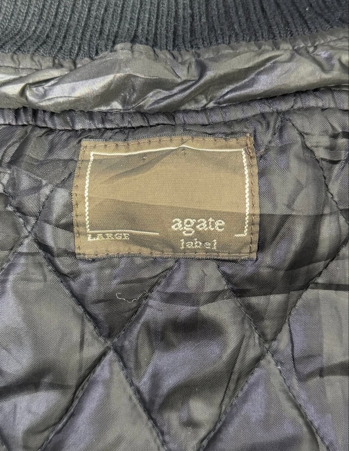 Agate label 퍼 트리밍 후드 MA-1 상품이미지7