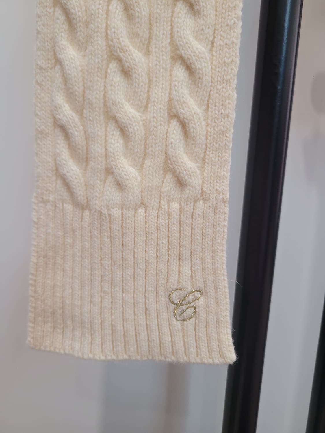 큐리티 curetty 케이블 니트 머플러 세트 S사이즈 택달린새제품 상품이미지9