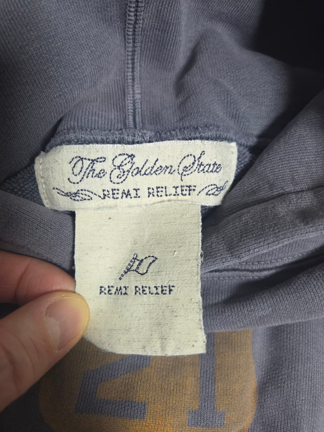 Remi Relief 벤티지 가공 후디 상품이미지3