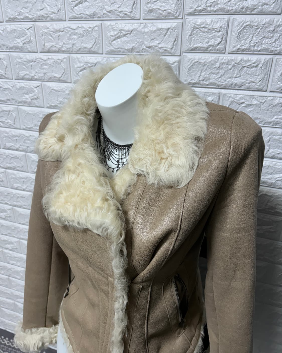00‘s Y2K Shearling Short Jacket 상품이미지2