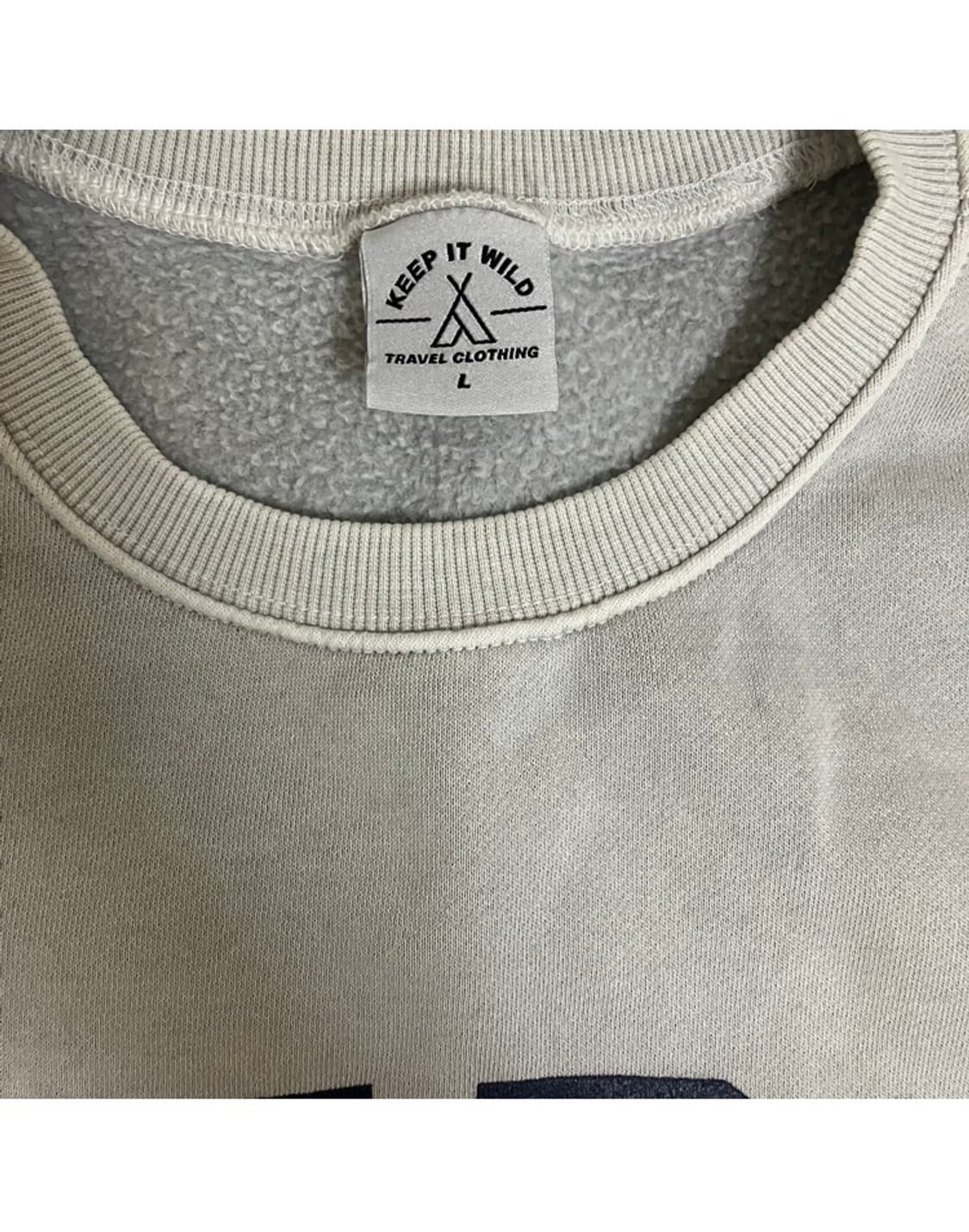 트래블 피그먼트 기모 맨투맨 상품이미지4