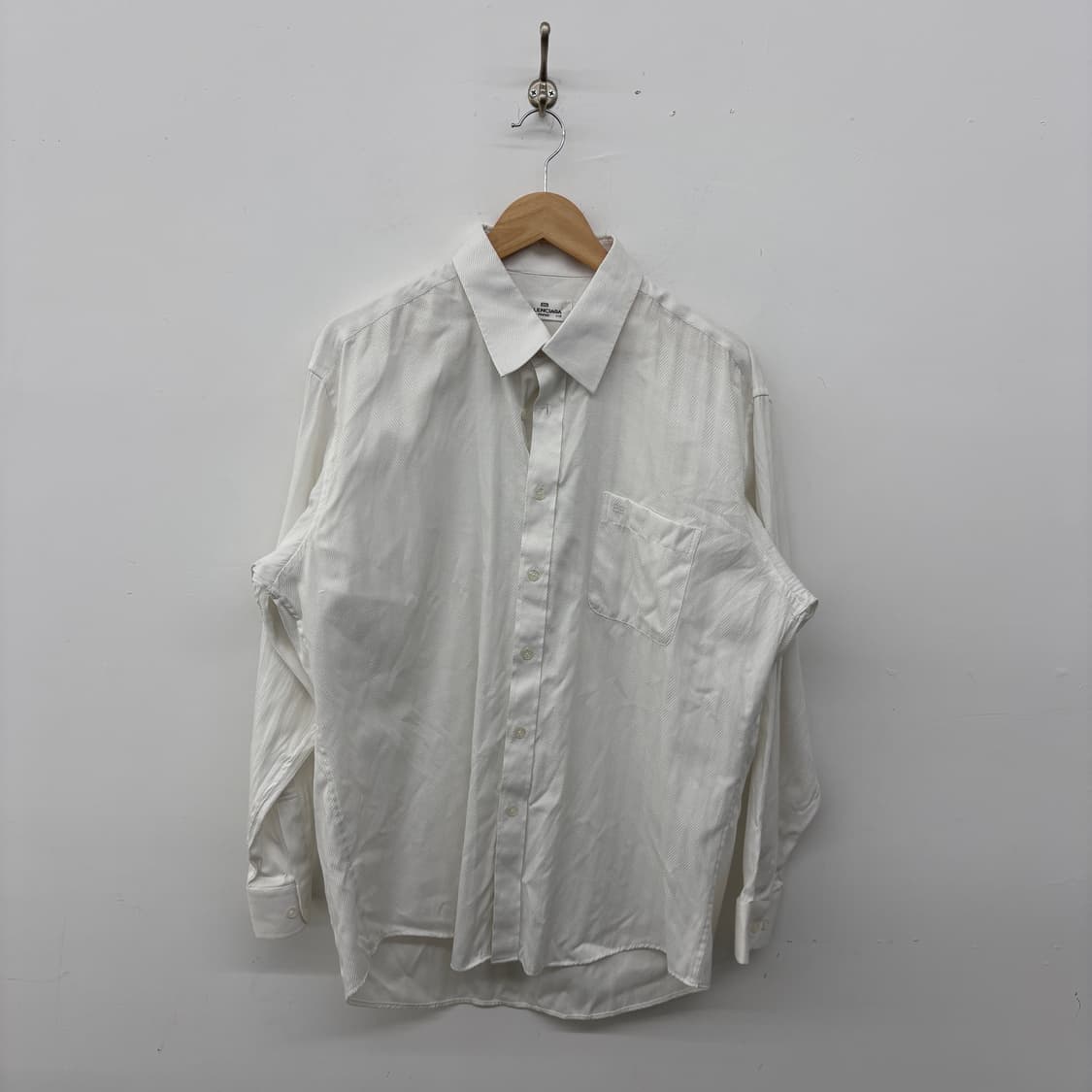 발렌시아가 헤링본 긴팔 셔츠 남성 XXL 상품이미지1