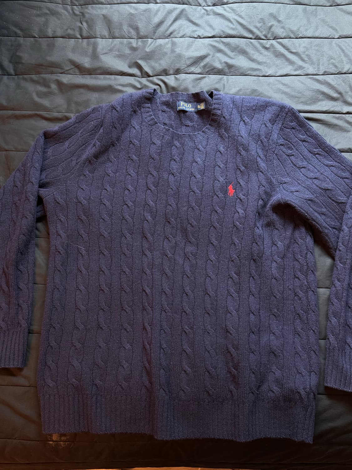 폴로 랄프로렌 울캐시미어 꽈배기 니트 XL 상품이미지1