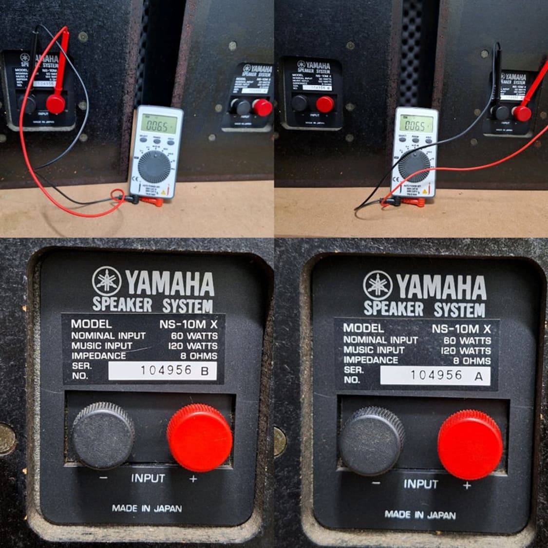 야마하 NS-10MX 스피커 1조/ 모니터링 모니터 음향 오디오 빈티지  상품이미지9