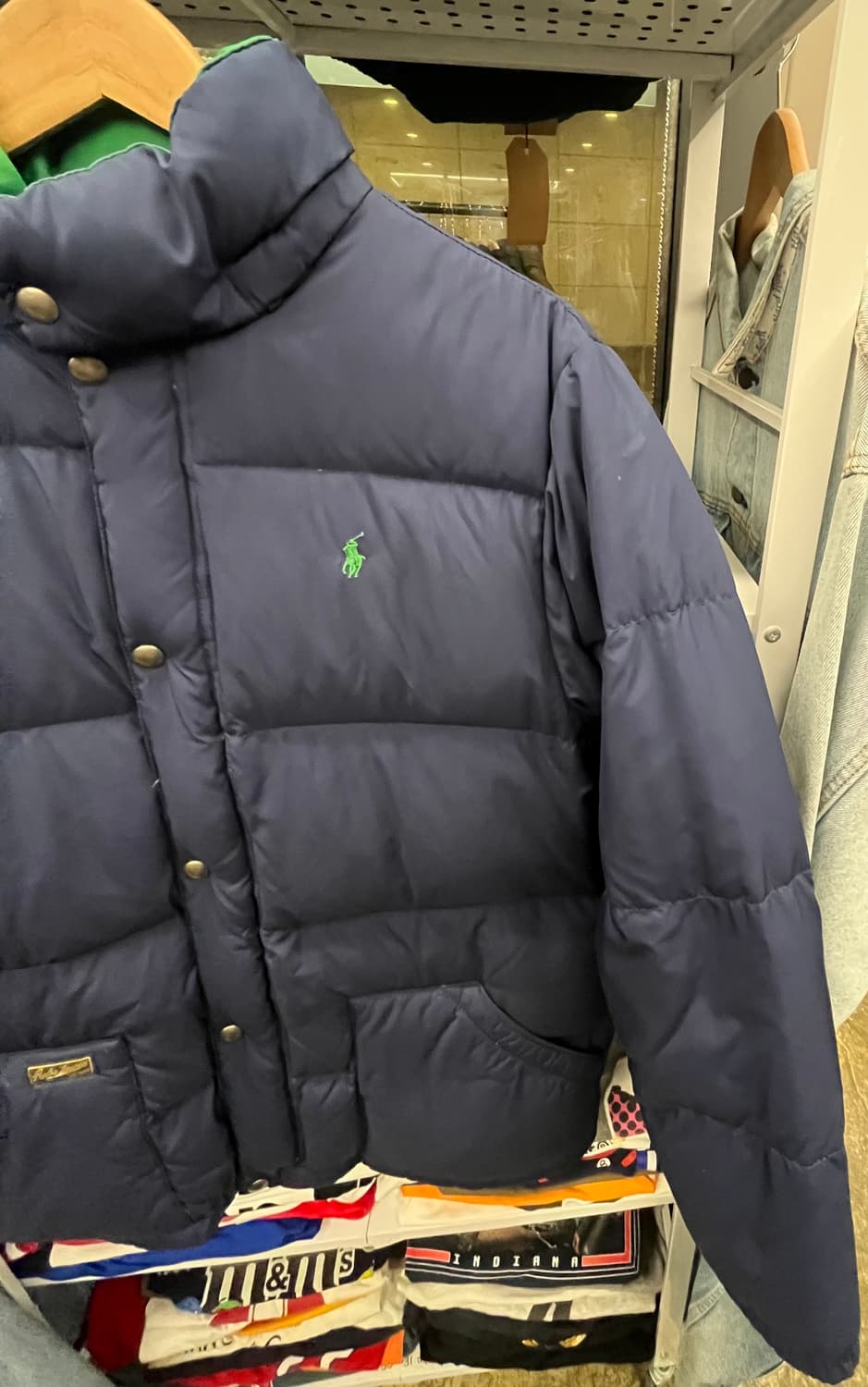 폴로 랄프로렌 네이비 패딩 점퍼 상품이미지3