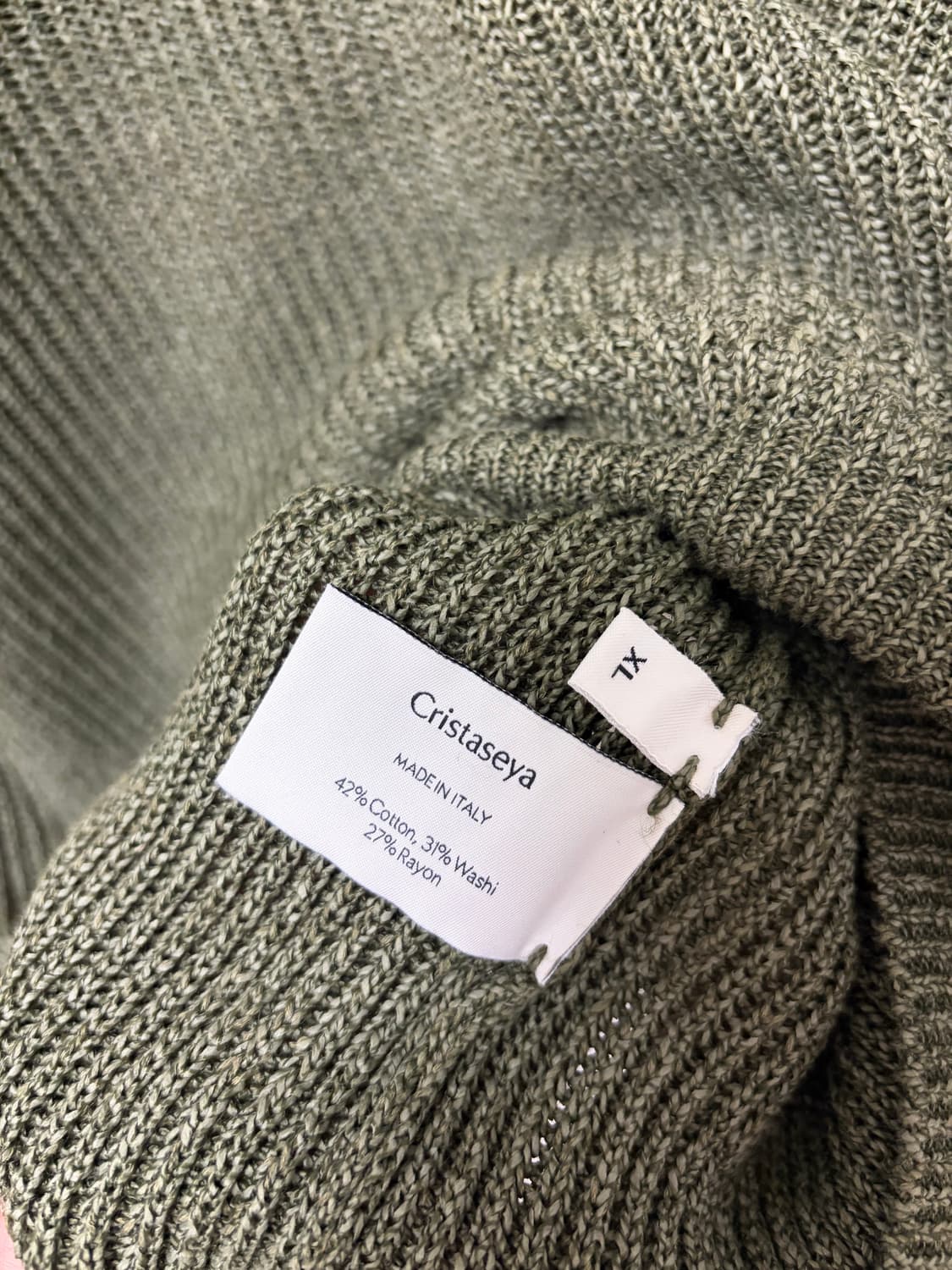 크리스타세야 와시 니트 XL 상품이미지3