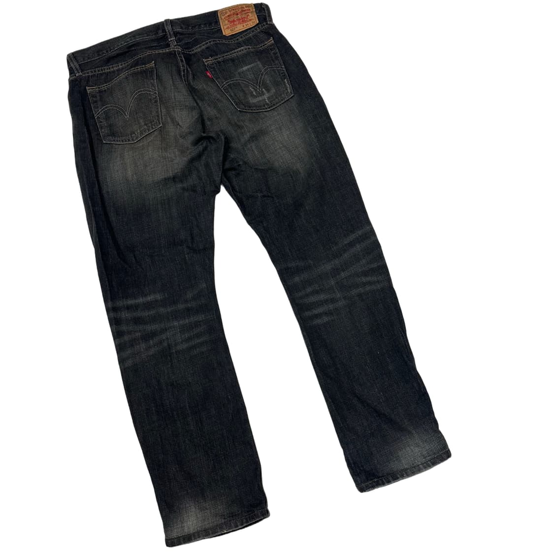 리바이스 569 로우부츠컷 흑청워싱데님진 34 상품이미지3