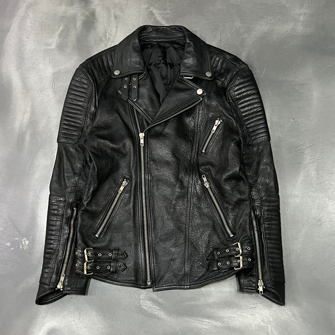  빈티지 양가죽 라이더 자켓 y15628 상품이미지1
