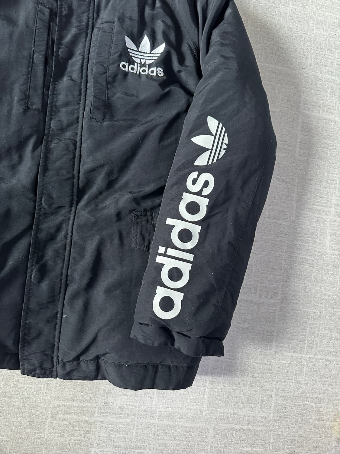 아디다스 남여공용 로고 덕다운 패딩 XL 상품이미지3