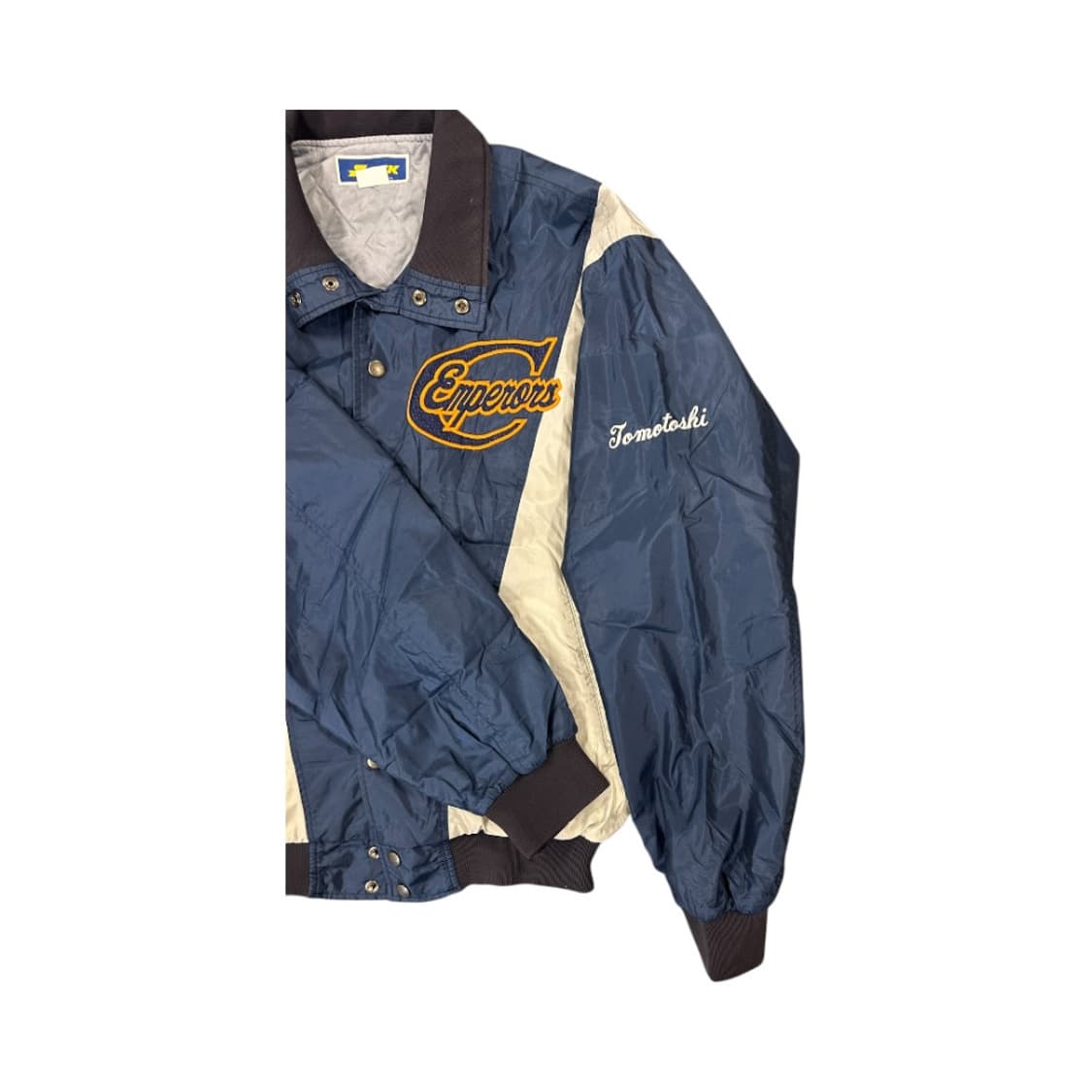 L) 빈티지 JPN SSK 네이비 베이스볼 팀 점퍼 OJ-048 상품이미지3