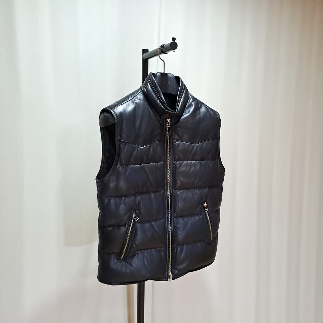 (택포) 양가죽 웨스턴라인 다운 베스트 100 B109 상품이미지2