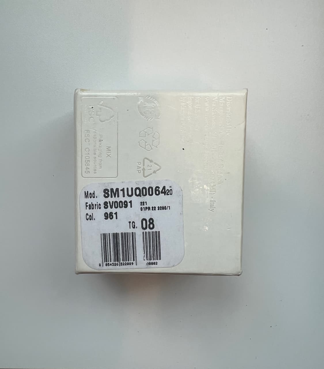 메종마르지엘라 블루 로고 스털링 실버링 8사이즈 상품이미지2