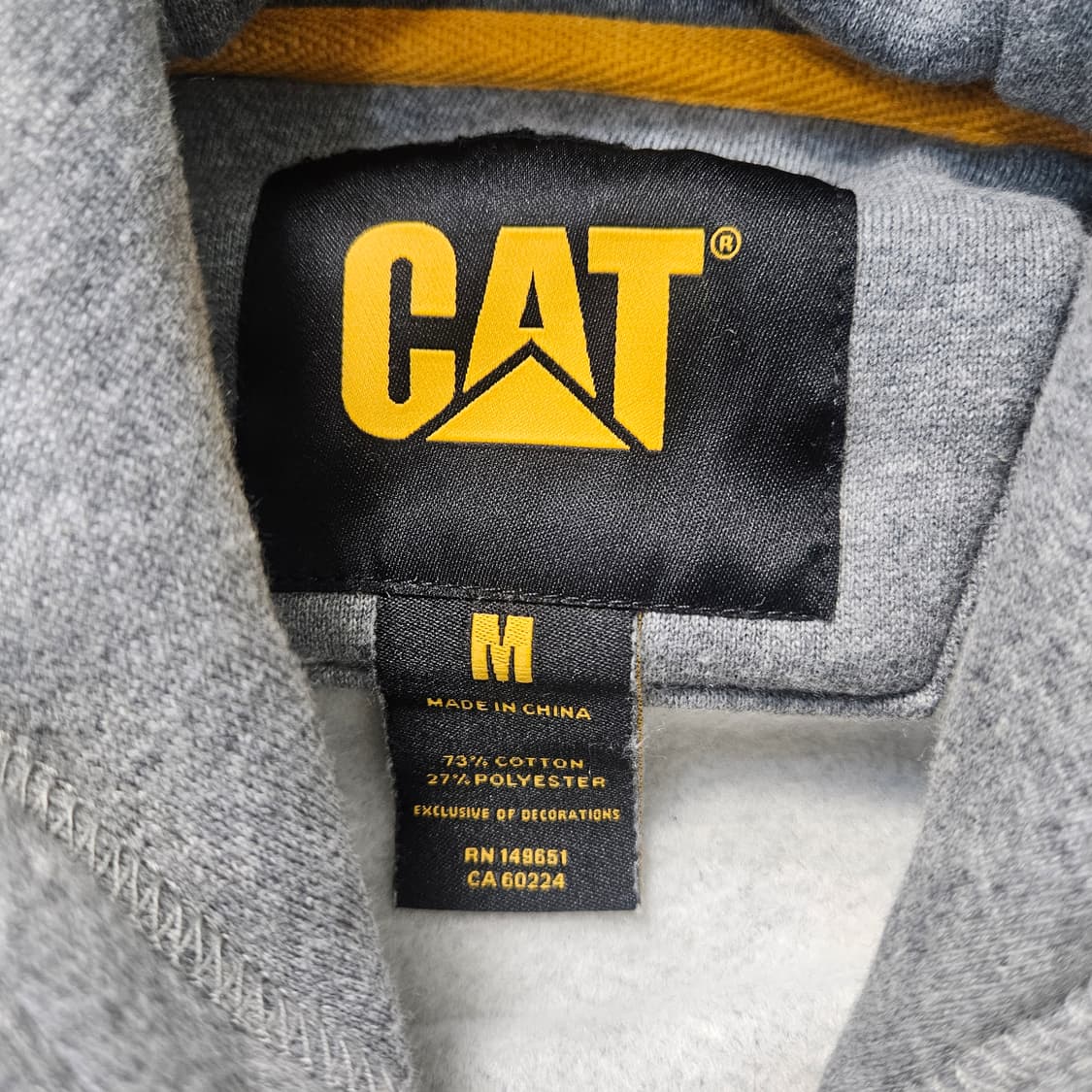 M CAT 미국 빈티지 워크 후드티 0326Y 상품이미지3