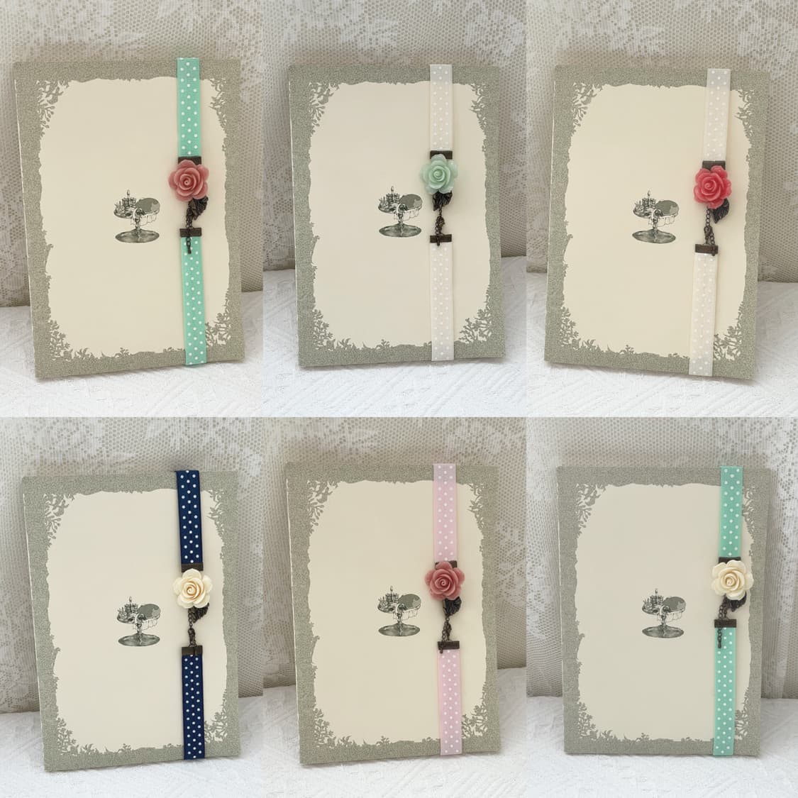 ⊰dot flower⊱ book-band 도트 꽃 북밴드 상품이미지4