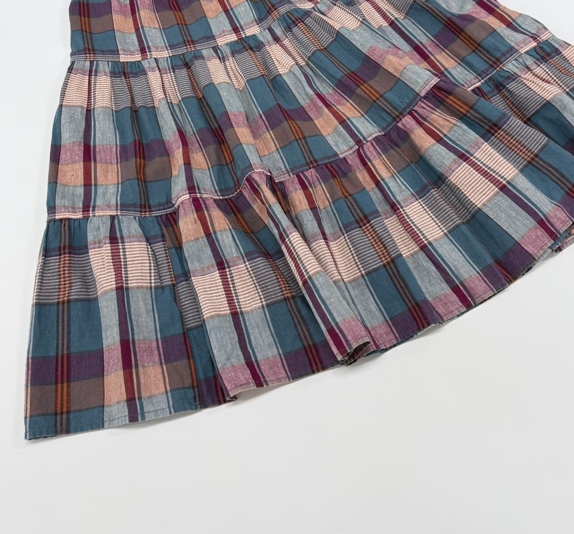 Beams boy plaid tiered skirt 상품이미지5