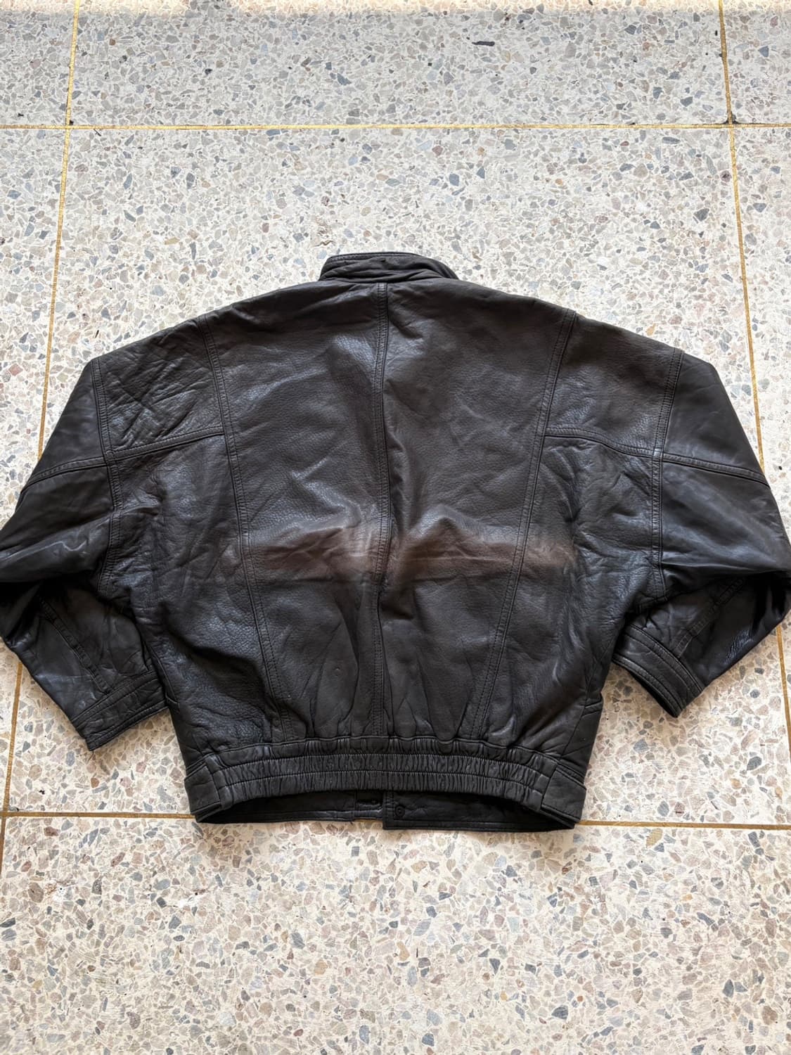 리얼레더 양가죽 하이넥 자켓 상품이미지8