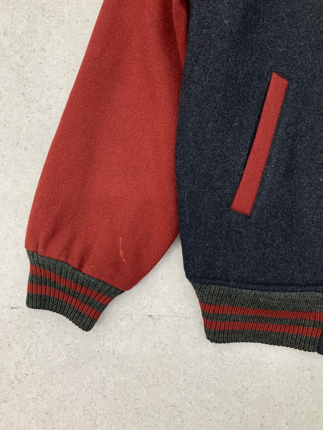 Japanese vintage 90s 빈티지 울 바시티 자켓 상품이미지3