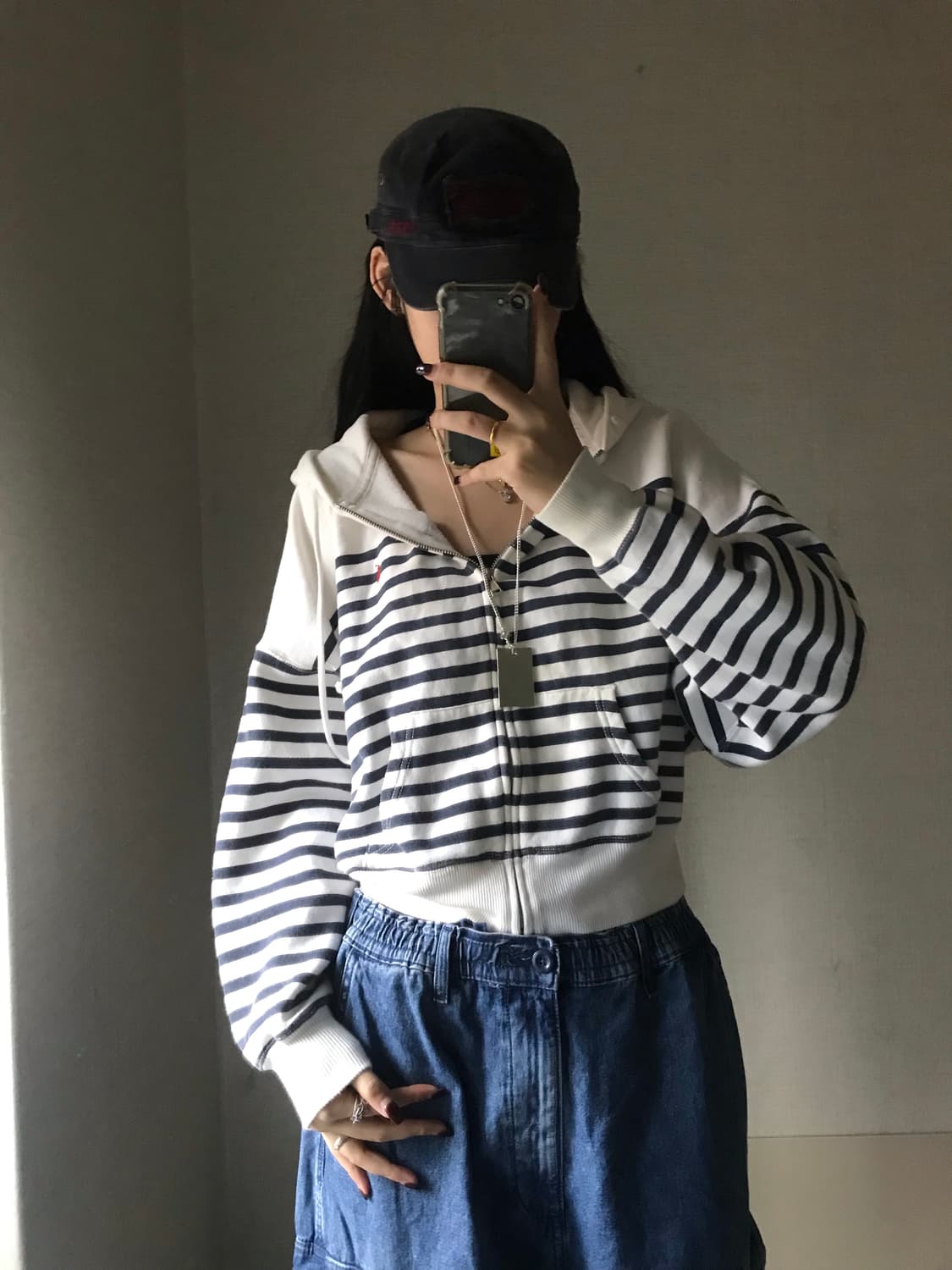 폴로 스트라이프 후드집업 상품이미지4