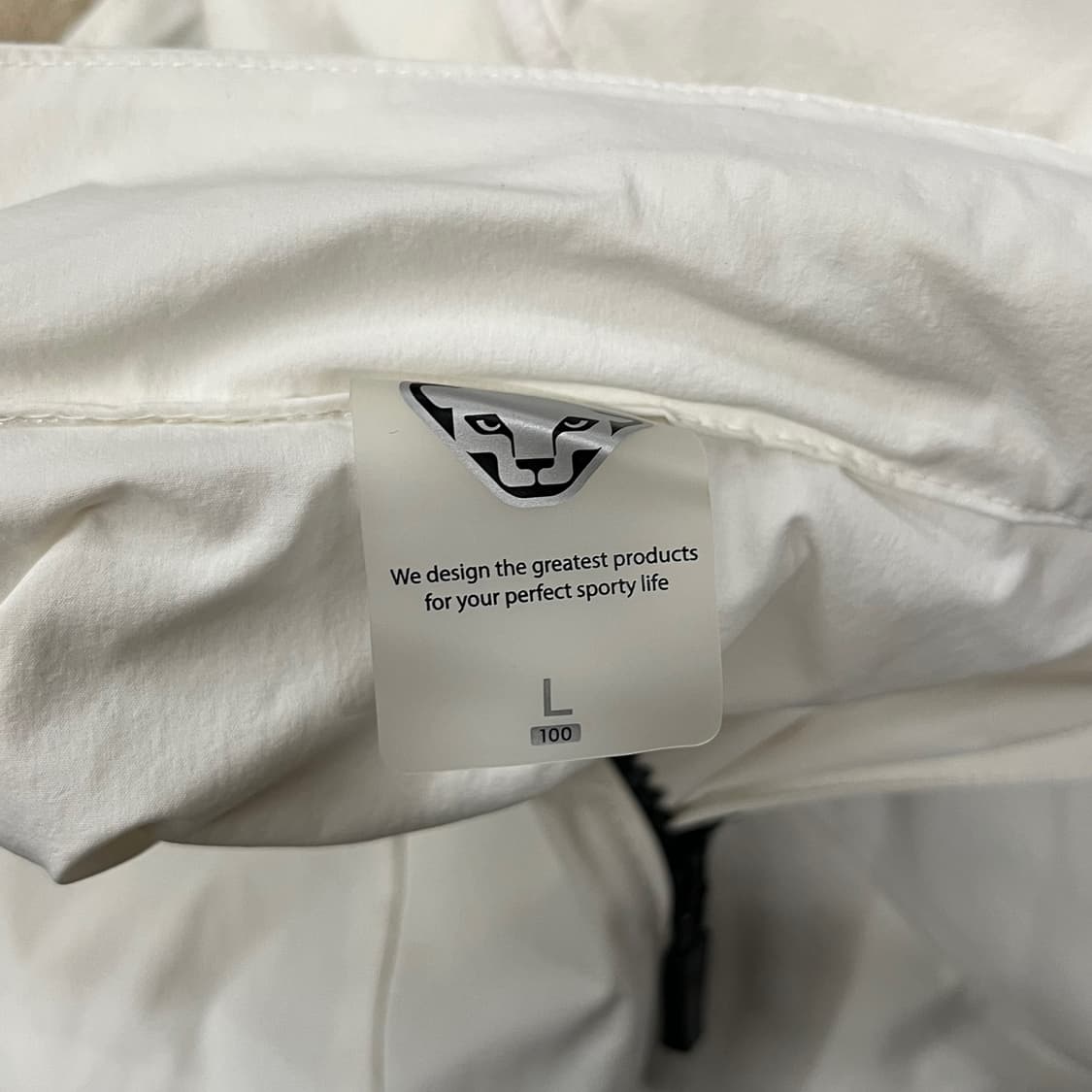 [정품/L] 다이나핏 화이트 바람막이 후드집업 b17 상품이미지4