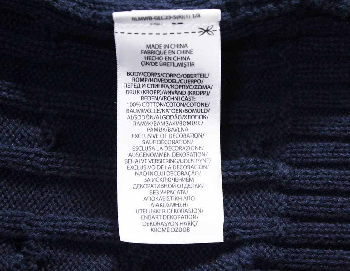 Polo 폴로 랄프로렌 네이비 브이넥 니트  상품이미지5