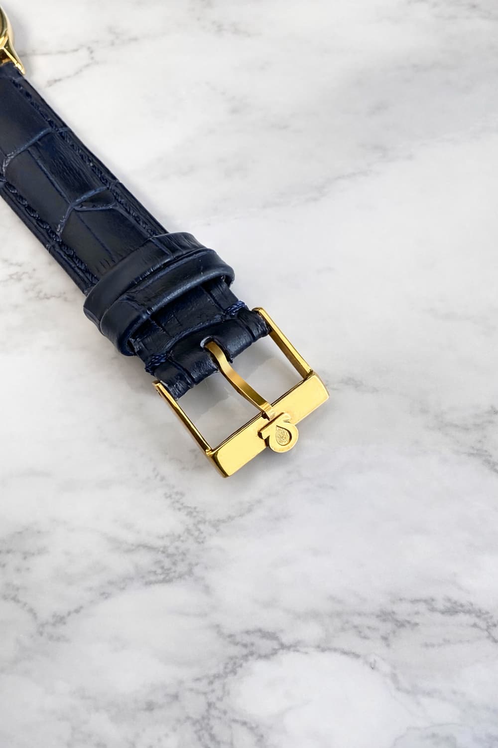 정품 오메가 엘립스 드빌 쿼츠 청판 금장 빈티지 시계 상품이미지6