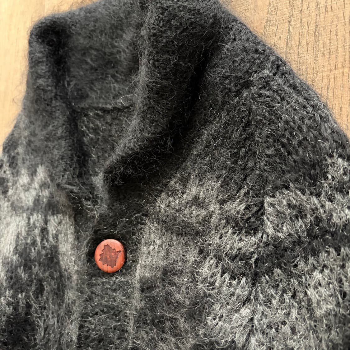 Hairy Nordic Mohair Cardigan 상품이미지3