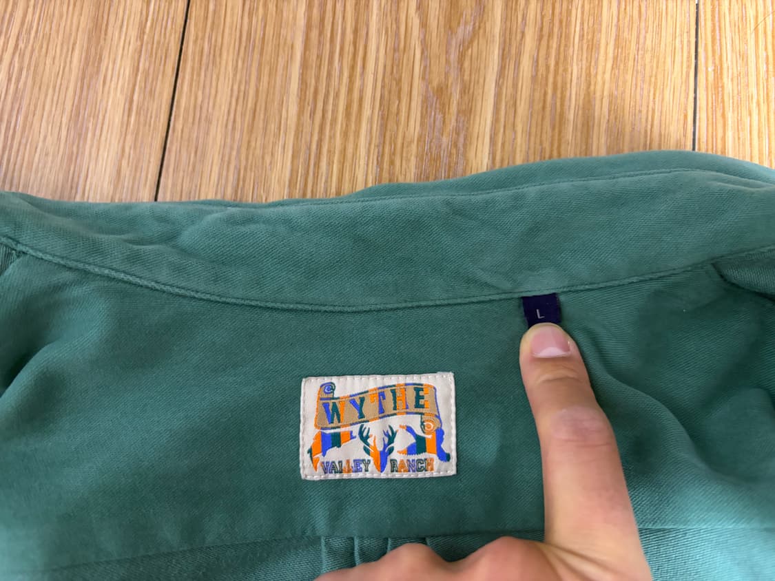 WYTHE 위스 워크 몰스킨 셔츠 상품이미지3