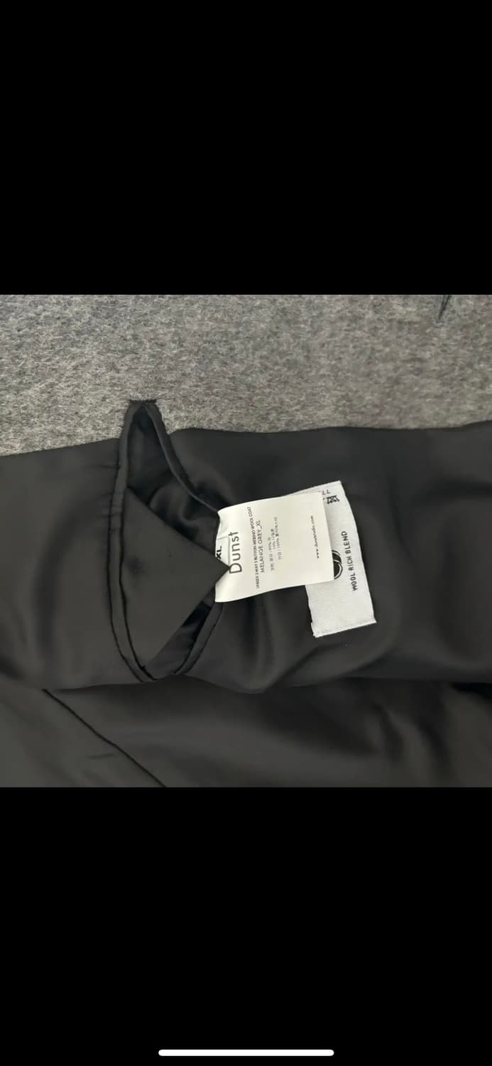 던스트 체스트 3버튼 싱글 코트 그레이 Xl 상품이미지2