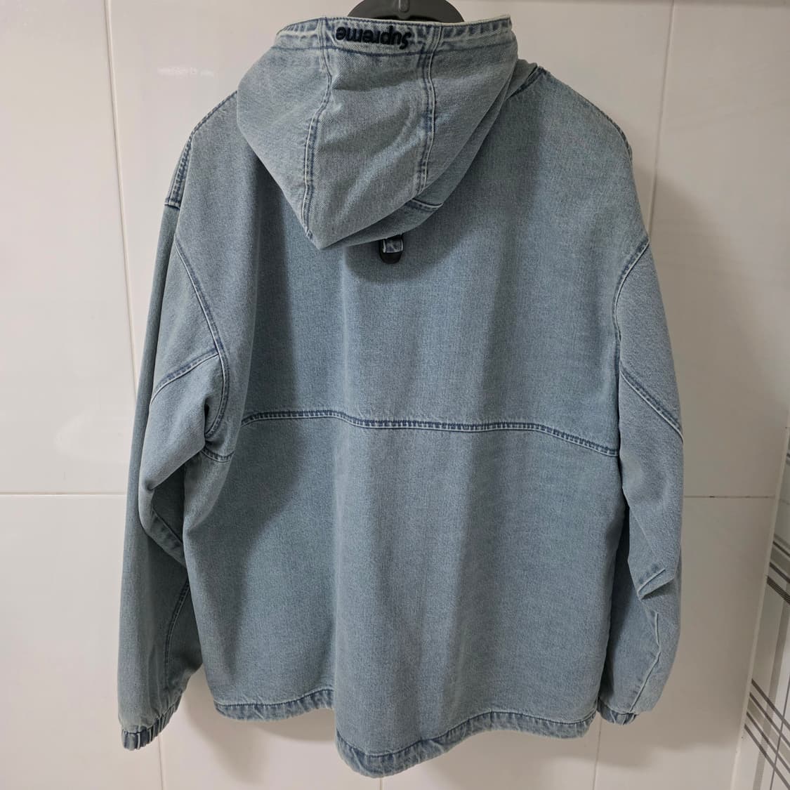 슈프림 x 나이키 ACG 데님 풀오버 워시드 블루 상품이미지2