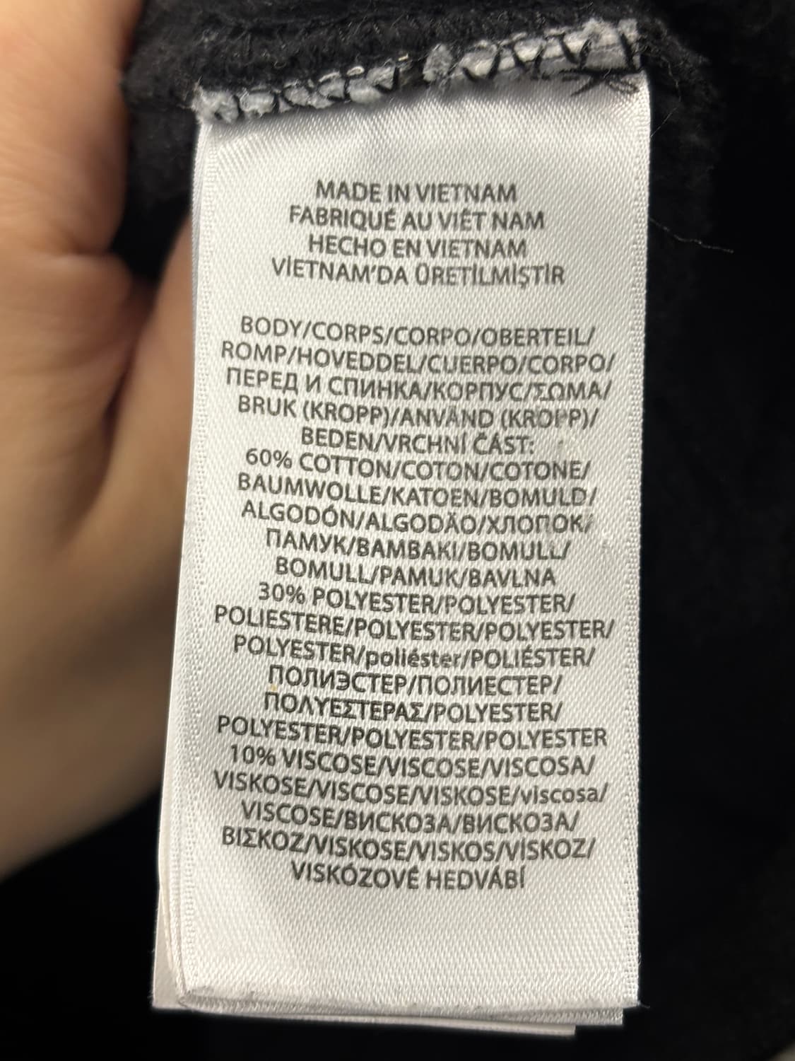 폴로 랄프로렌 블랙 후드티 M 상품이미지5