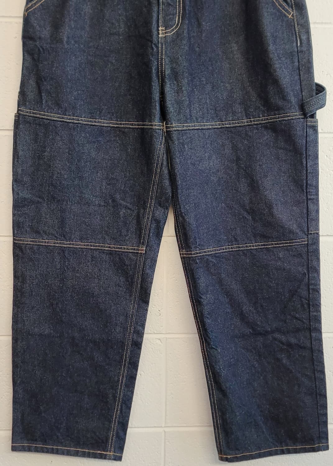 토피(TOFFEE) 카펜터 와이드 데님팬츠 판매 상품이미지4