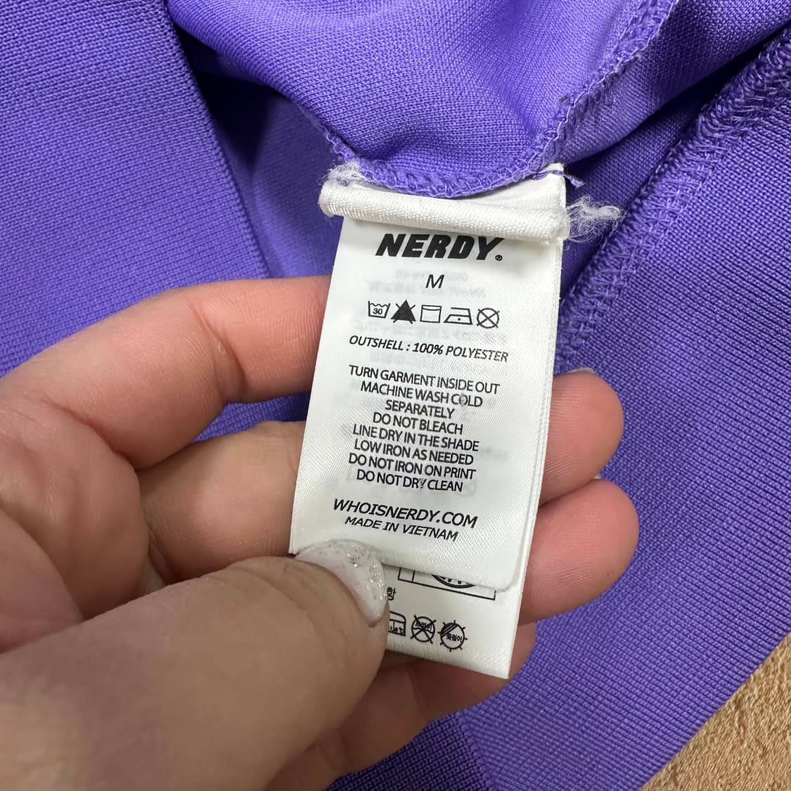 ✨ (세트) 널디 퍼플 트랙탑 져지 트레이닝복 세트 상품이미지5