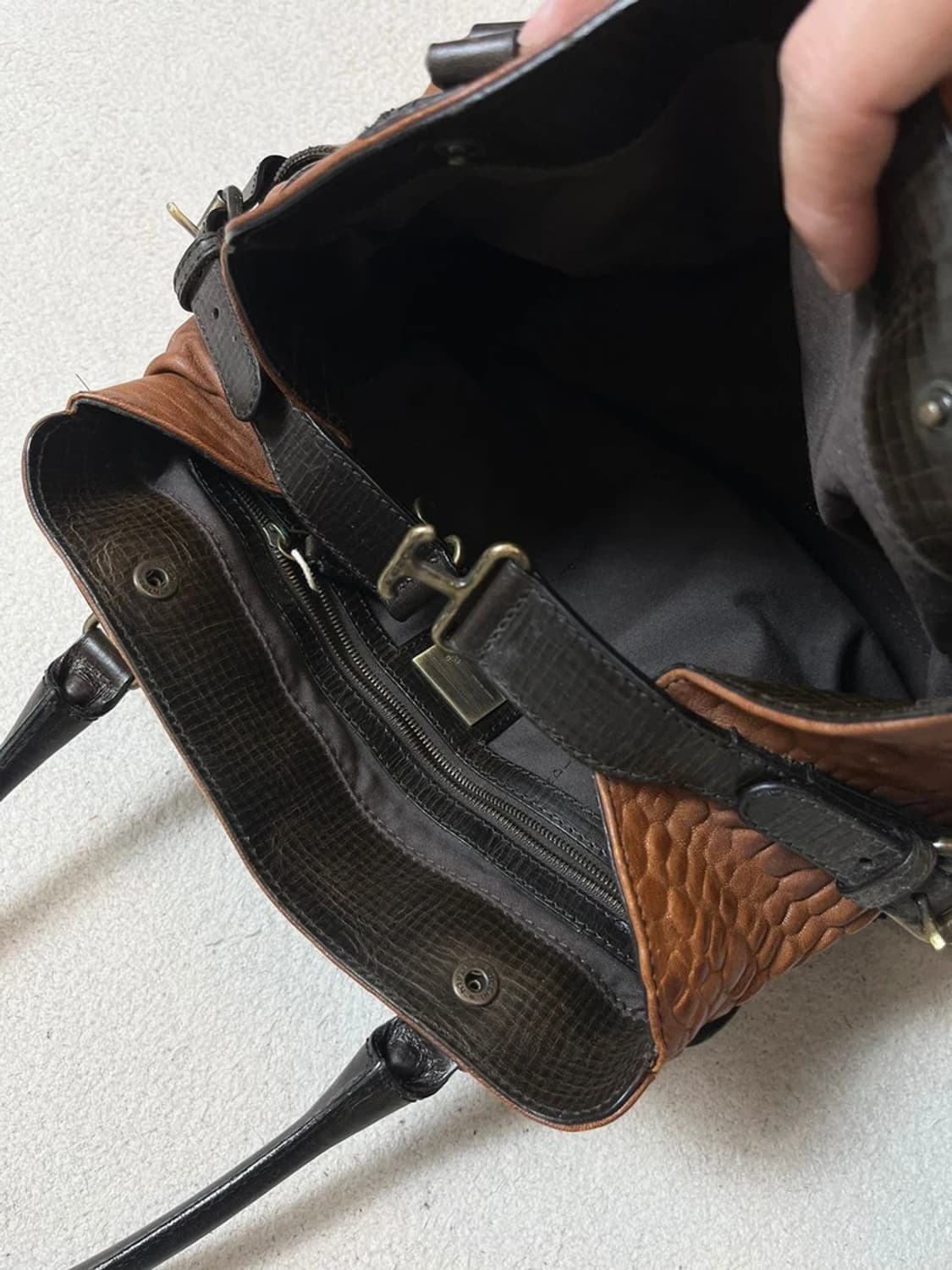 펜디 FENDI 00's Y2K 웨스턴 듀주르 토트백 Q1254 상품이미지8