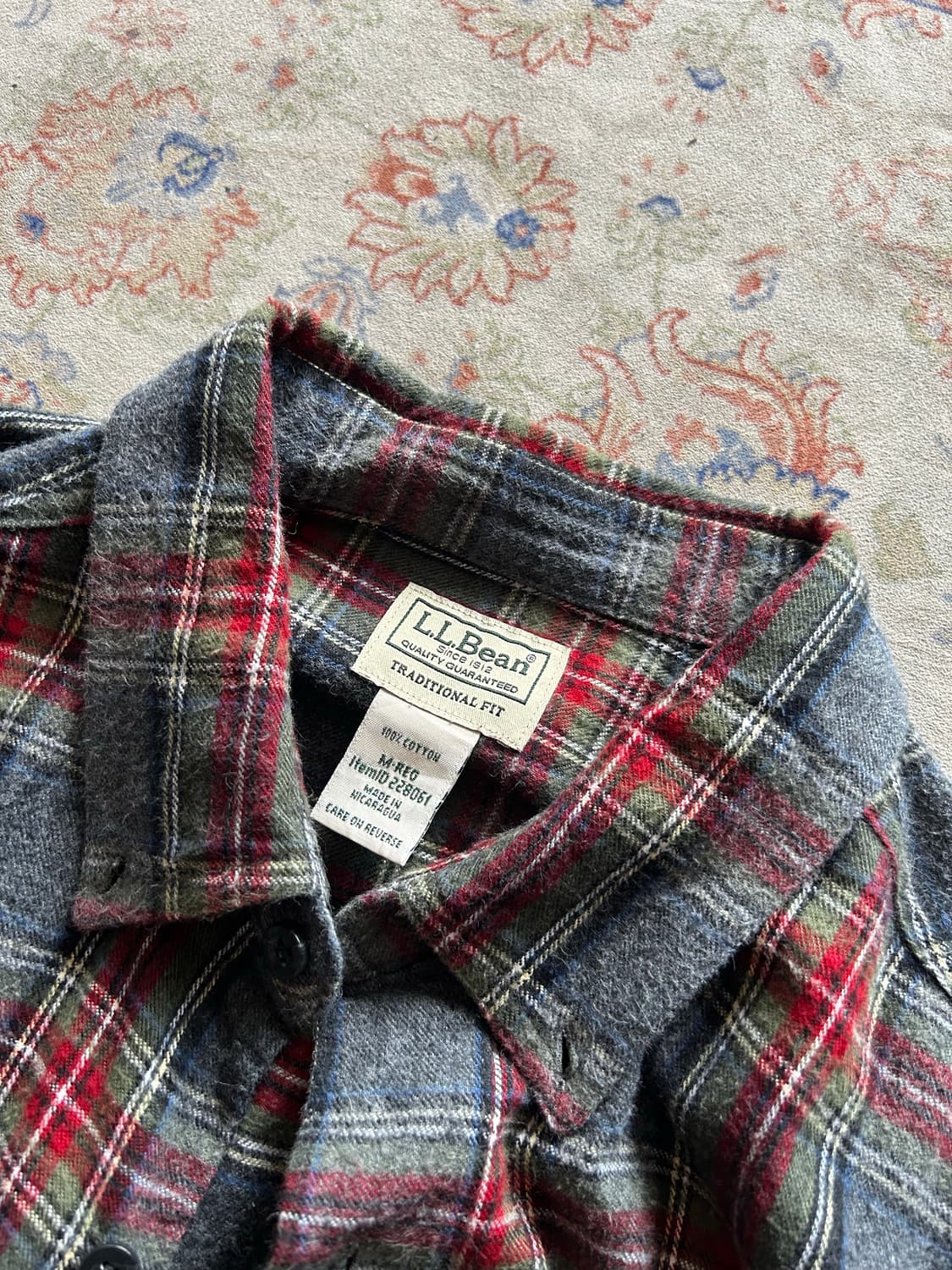 LL.BEAN 엘엘빈 체크셔츠 상품이미지2