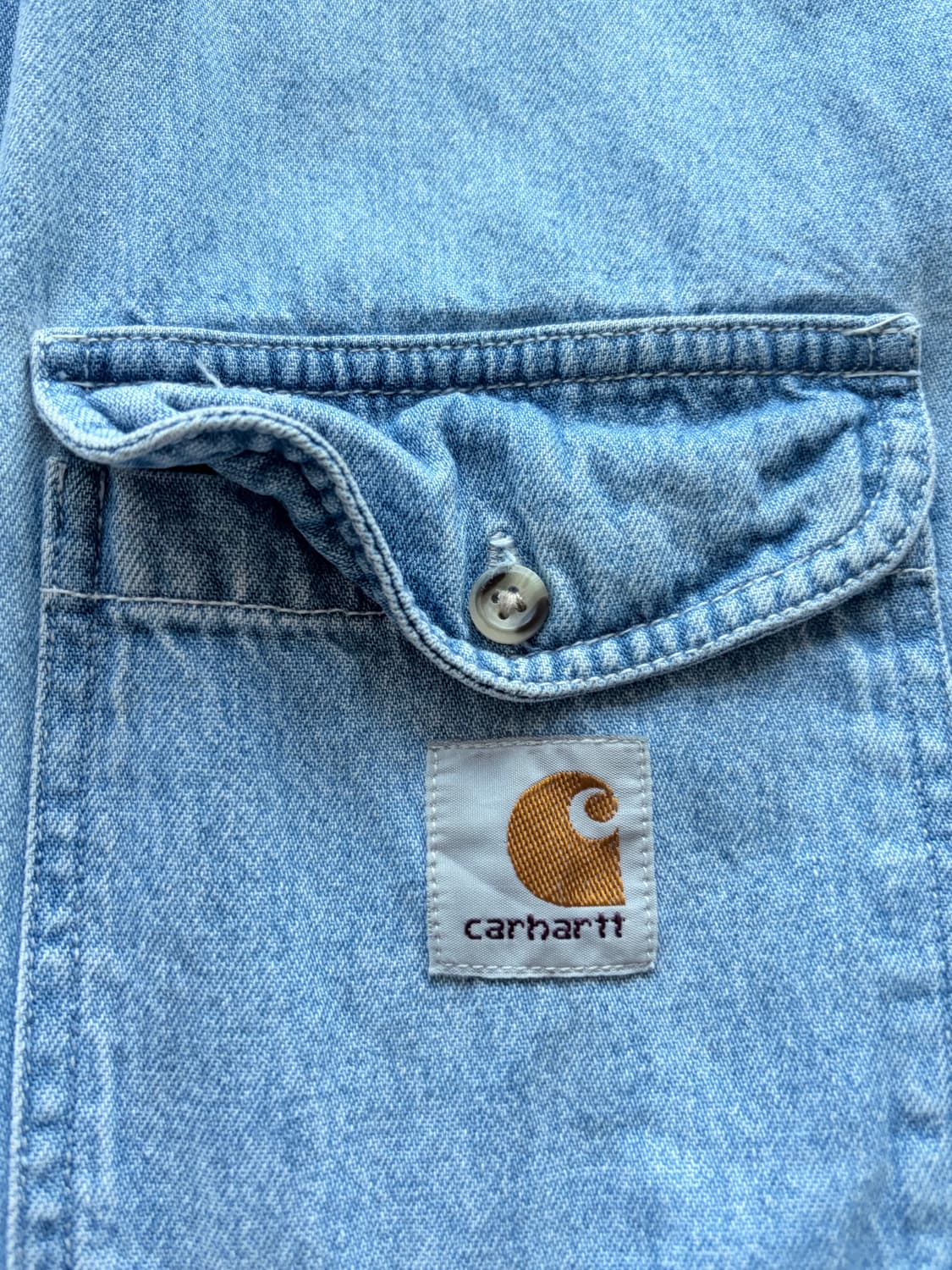칼하트 데님 반팔 셔츠 xl 상품이미지2