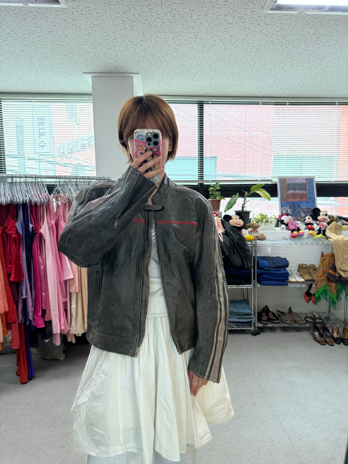 Usa leather racing jacket 레이싱 가죽 자켓 상품이미지3