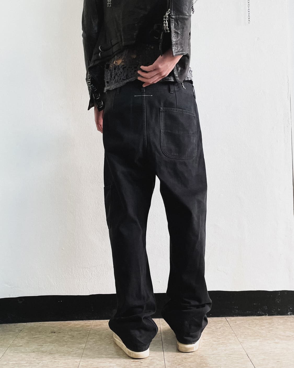 MM6 23SS 루즈 스트레이트핏 드롭크로치 데님 상품이미지1