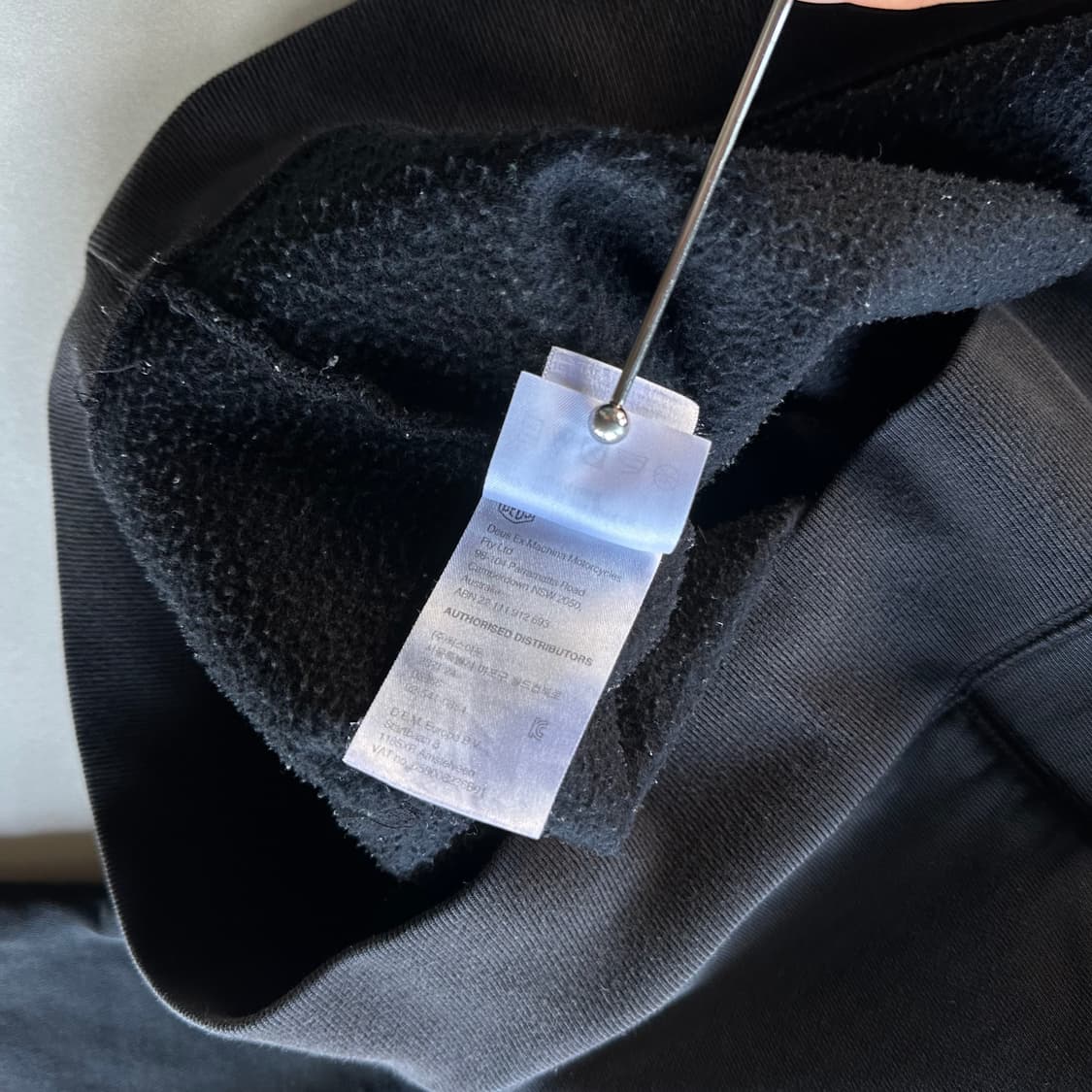 [L]데우스 엑스 마키나 서울 어드레스 헤비스웻 기모 후드 상품이미지10