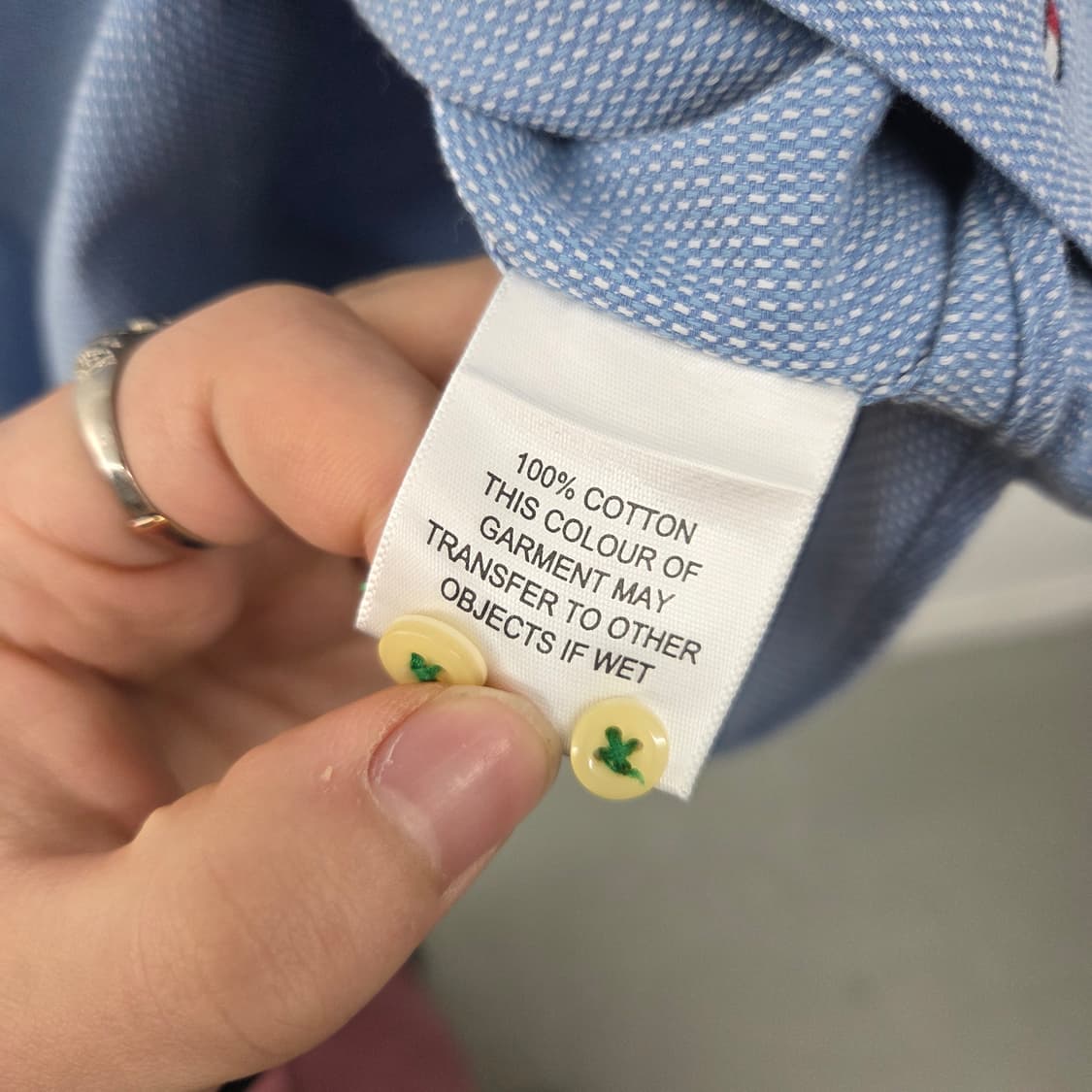 타미힐피거 블루 긴팔 셔츠 남L 상품이미지6