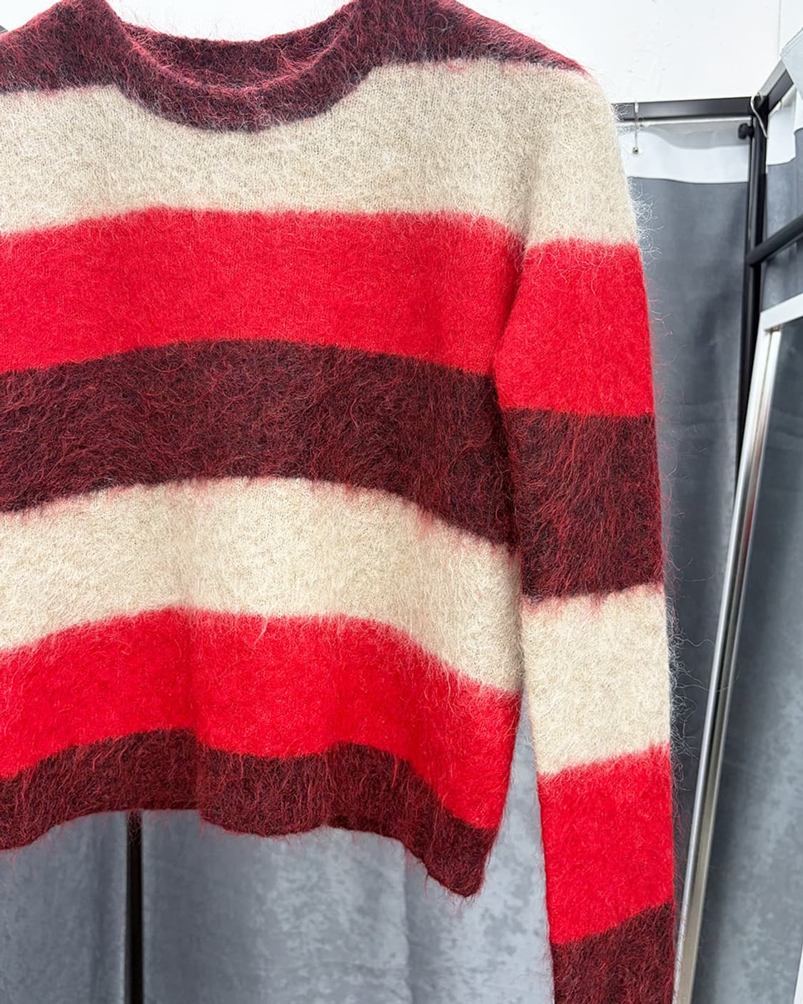 로베르토 콜리나 모헤어 니트/머플러 세트 상품이미지3