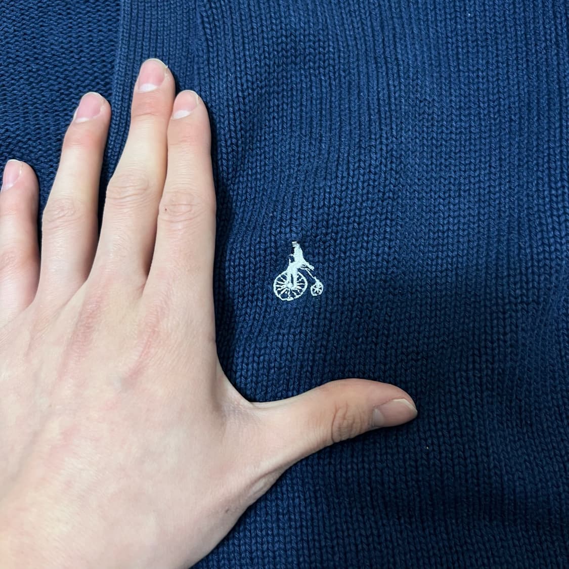 빈폴 남성 로고 브이넥 니트 가디건 L/100  상품이미지3