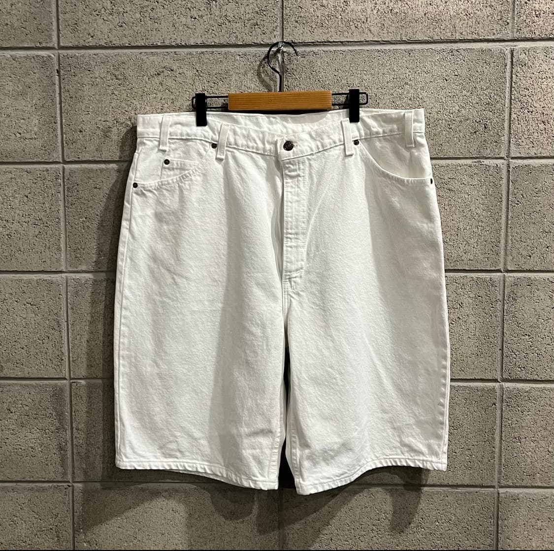 90s USA 오렌지탭 Levis550 숏팬츠 상품이미지3