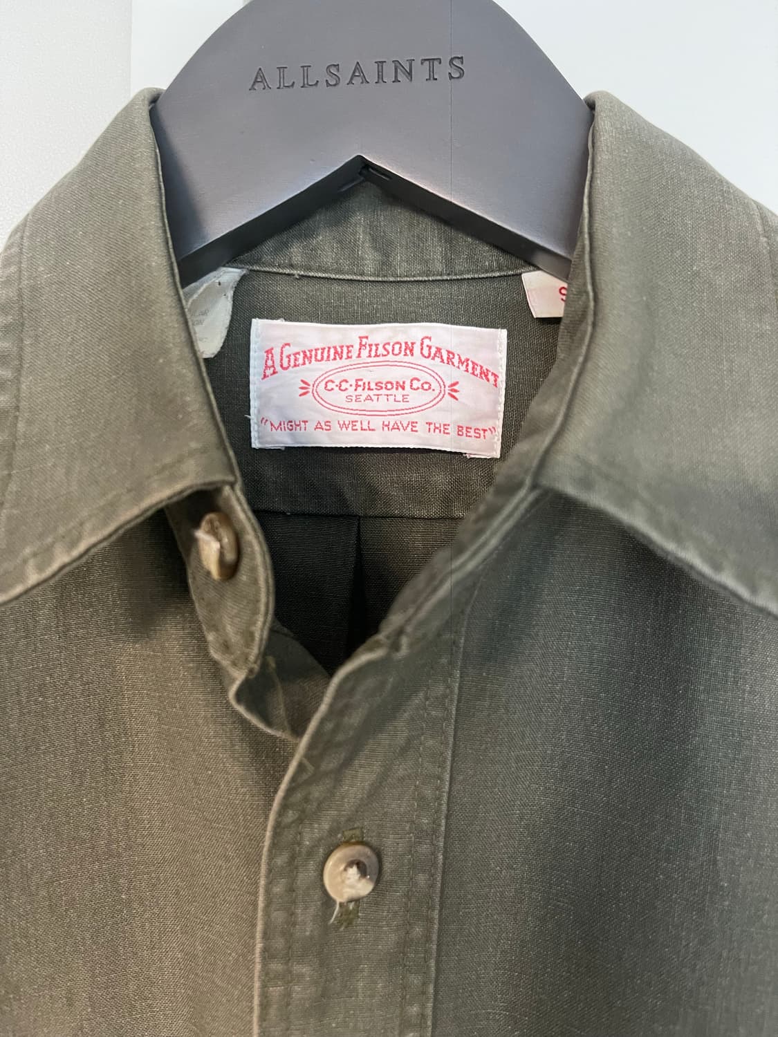 Filson 헤비트윌셔츠 올리브 S (희귀템) 상품이미지2