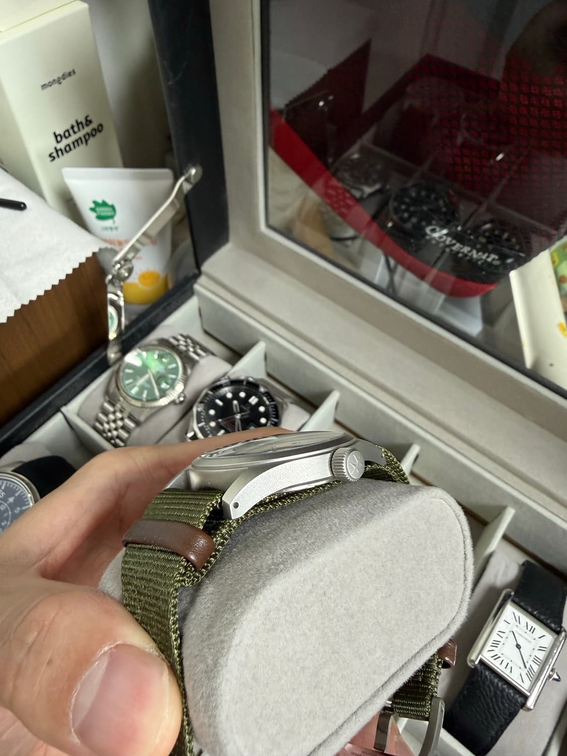 해밀턴 카키필드 메카니컬 상품이미지2