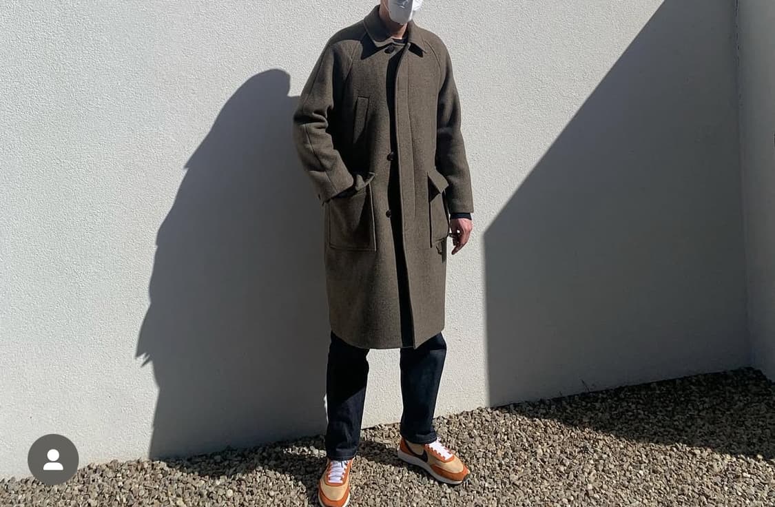 비이커(beaker) 로브 울발마칸코트 2사이즈(105) (착샷첨부) 상품이미지6