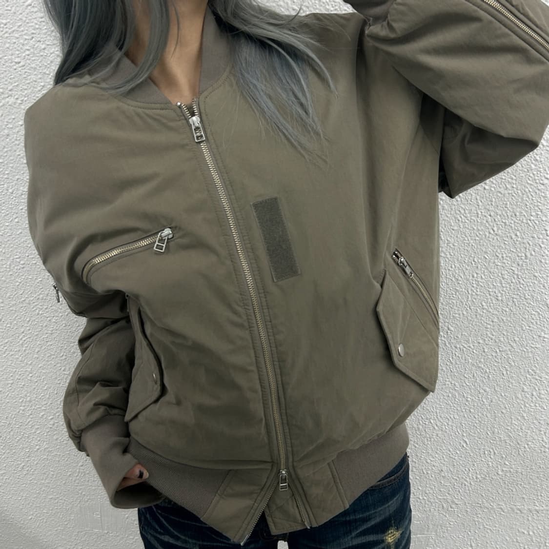 그레일즈 카키 유틸리티 멀티 포켓 항공 점퍼 ( 발매가 299000원 ) 상품이미지1