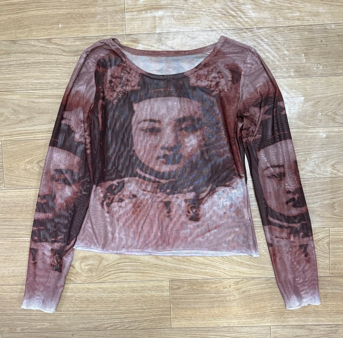 메쉬 긴팔티 상품이미지1