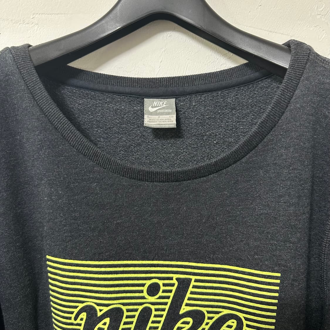 (S) 나이키 블랙 맨투맨 상품이미지2