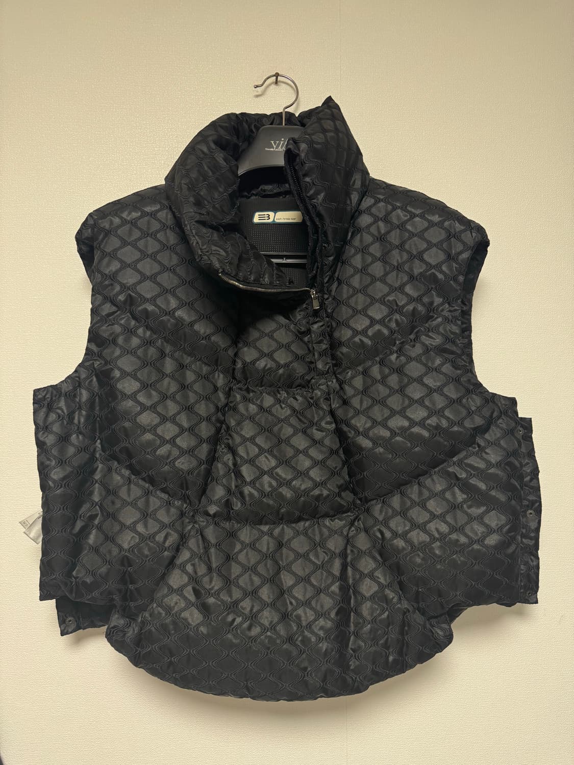 네임세이크X펫트리코 마린 패디드 베스트 블랙 50 상품이미지2