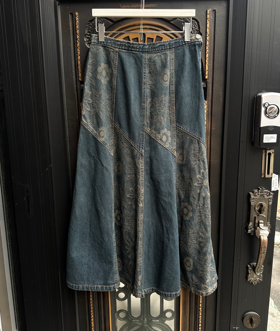 denim flower skirt 상품이미지2